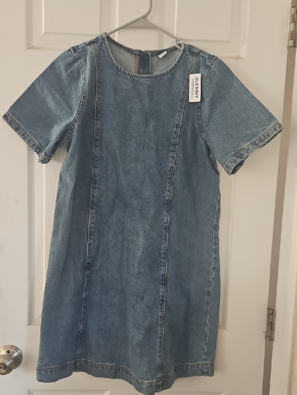 Old Navy  Light Denim Blue Shift Dress